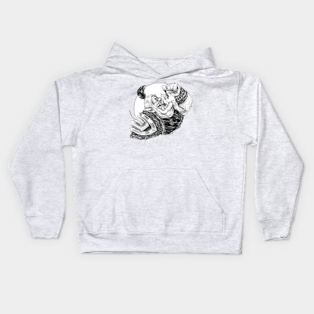 Ogre Snack! Kids Hoodie by Phreephur